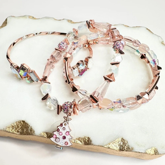 Bomb Party Holiday Stack 2023 I'm Dreaming of A Pink Christmas RBP6513 NWT - Picture 1 of 11